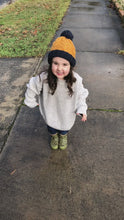 Load and play video in Gallery viewer, Toddler 2Tone Beanie
