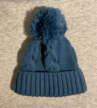 Load image into Gallery viewer, Cable Knit Personalised Baby/Children’s Beanie.