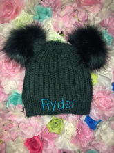 Load image into Gallery viewer, 2 Pom Kids Beanie