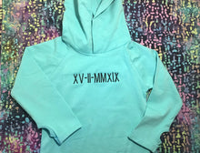 Load image into Gallery viewer, Personalised Baby and Kids Long Sleeve Hoodie
