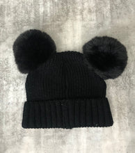 Load image into Gallery viewer, Baby 2 PomPom Beanie
