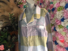 Load image into Gallery viewer, Personalised Ladies Green PJs