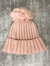 Load image into Gallery viewer, Chunky Personalised Baby Pom Pom Beanie