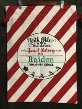 Load image into Gallery viewer, North Pole Mail Service Santa Sack