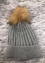 Load image into Gallery viewer, Chunky Personalised Baby Pom Pom Beanie