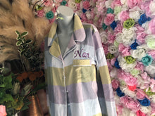 Load image into Gallery viewer, Personalised Ladies Green PJs