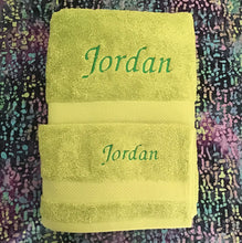 Load image into Gallery viewer, Personalised Towel Set