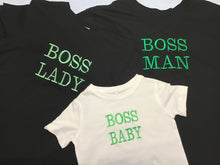 Load image into Gallery viewer, Boss Man/Boss BABY- DAD &amp; MINI
