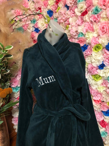Ladies Fluffy Dressing Gowns- 2 colours