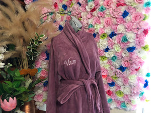Ladies Fluffy Dressing Gowns- 2 colours